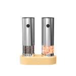 KYMQ-82A-BS MINI ELECTRIC SALT AND PEPPER GRINDER SET - Image 2